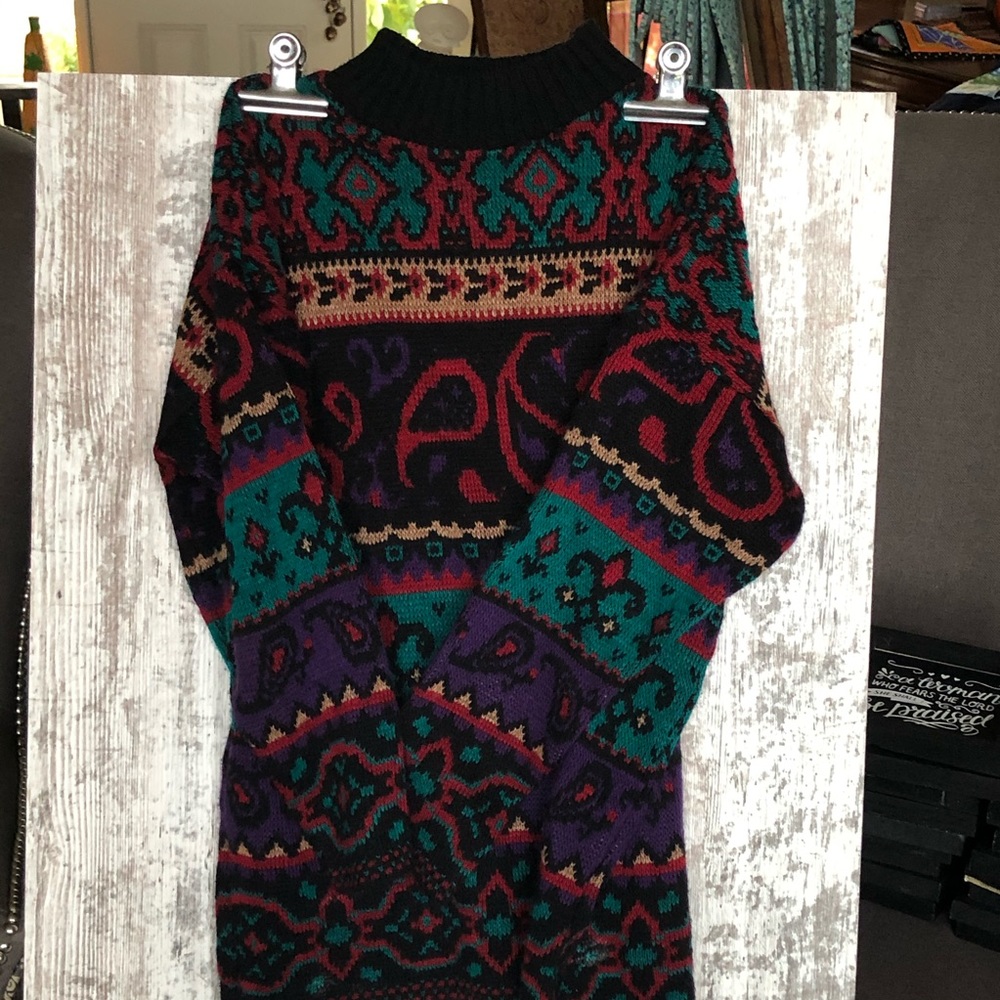 Crazy Colored Winter Sweater